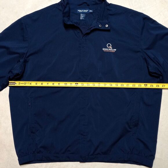 Polo Ralph Lauren Golf Jacket Size XL Quail Hollow Full Zip Windbreaker - Picture 7 of 7